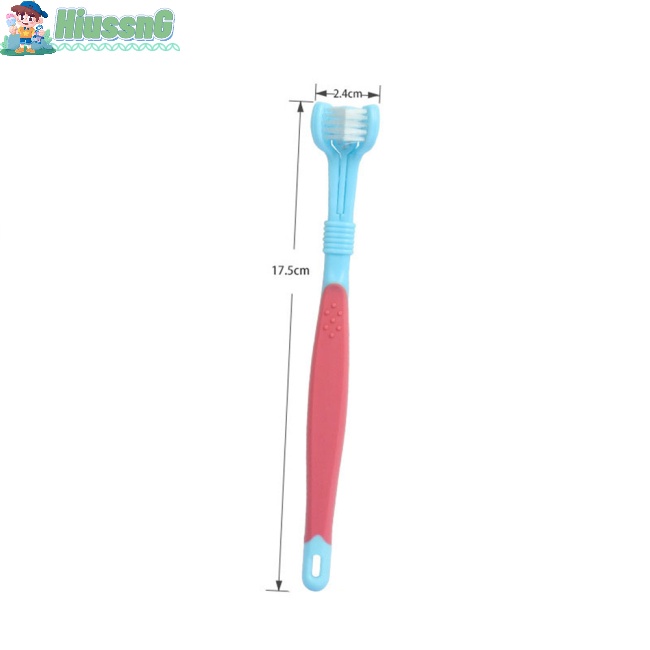 Bàn Chải Đánh Răng 3 Đầu Cho Thú Cưng