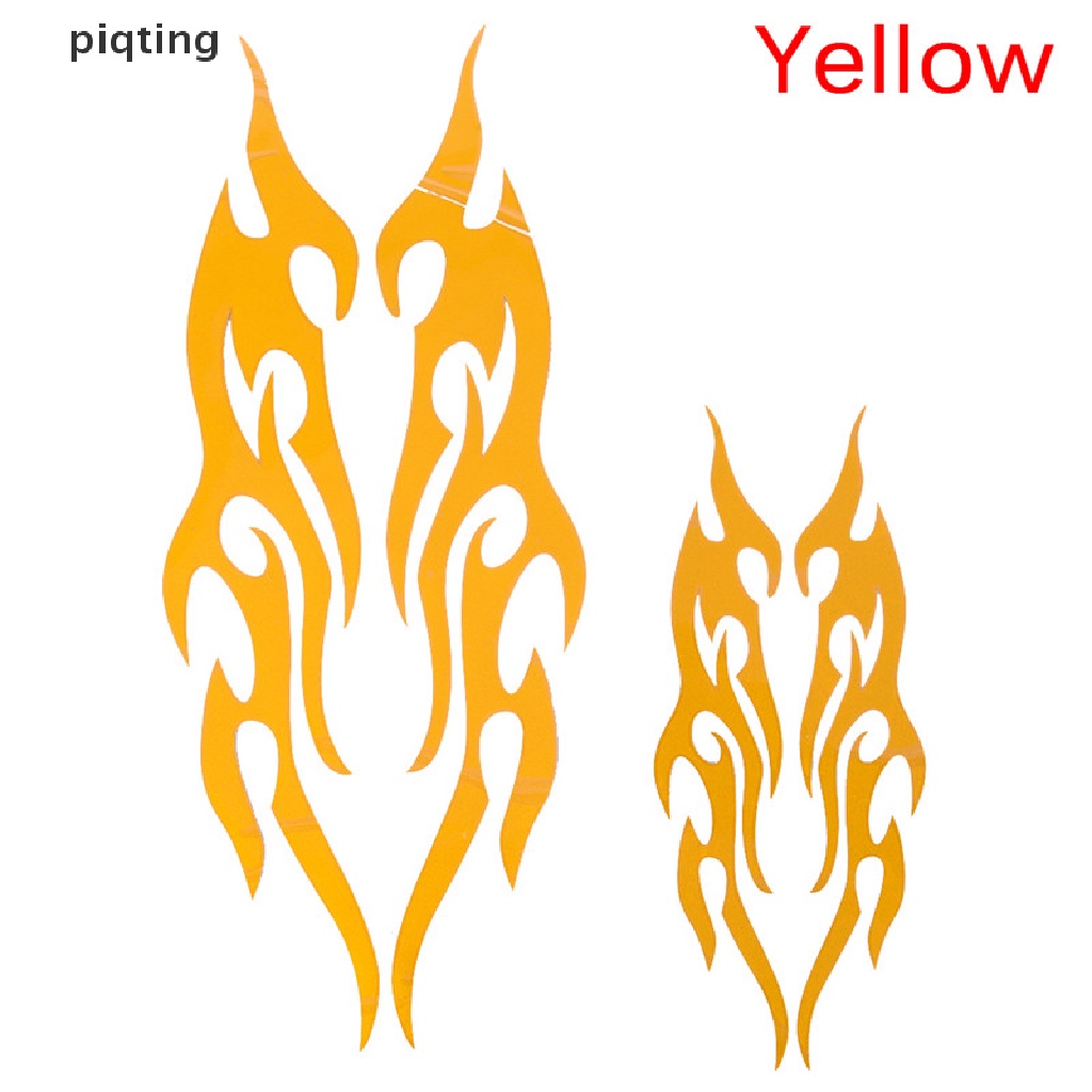 Miếng Dán Vinyl Hình Ngọn Lửa 3D Vui Nhộn Trang Trí Xe Hơi / Xe Tải / Laptop