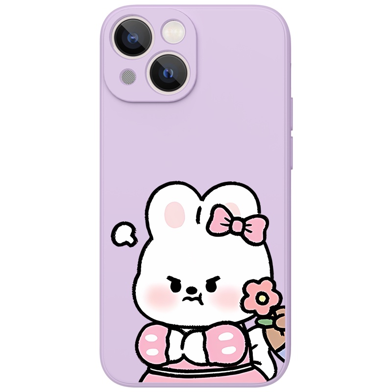 Ốp lưng JURSUE mềm hoạt hình cặp đôi dễ thương đẹp Cho iPhone 14 13 12 11 Pro Max SE 2020 X XR XS 8 7 ip 6S 6 Plus Y2402