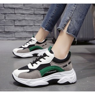 Giày sneaker nữ MS029 (xám xanh)