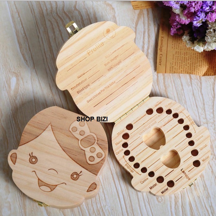 ⛔FREESHIIP⛔ Hộp để răng sữa cho bé trai &amp; bé gái