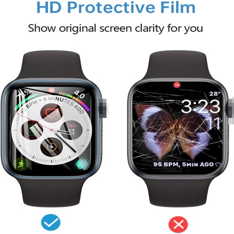 Phim Dán Bảo Vệ Màn Hình Đồng Hồ Apple Watch 6 7 8 Ultra SE 2022 i-Watch 45mm 41mm Series 8 7 6 5 4 49mm 38mm 40mm