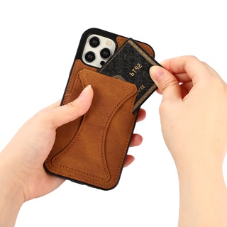 Ốp Lưng Đựng Thẻ Cho iPhone 11 12 13 14 15 16 17 Pro Max Ốp Lưng Chống Sốc Cho iPhone Air 17 16 15 14 13 12 11 16e