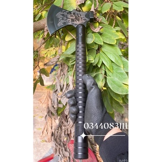 Rìu dã ngoại đa năng,đáp ứng nhu cầu sinh tồn khi cần, có thế tháo rời gấp gọn: Rìu, búa, đánh lửa.