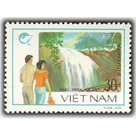 Tem sưu tập MS 541 Tem CTO Việt Nam Du lịch 1988 ( 7 tem )