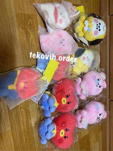 Gấu bông | Baby sitting doll BT21 (20cm) (Sẵn Rj) chính hãng