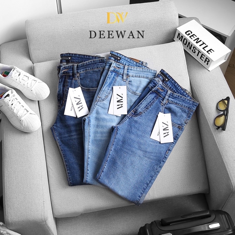 Quần Jean Nam ZARA, quần bò Form Slimfit vừa vặn, chất liệu vải jean co giãn