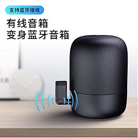 Bộ Thu Bluetooth WiWu AUX Wireless Receiver YP05 Vào AUX,  Hỗ Trợ Gọi Điện - Hàng Chính Hãng