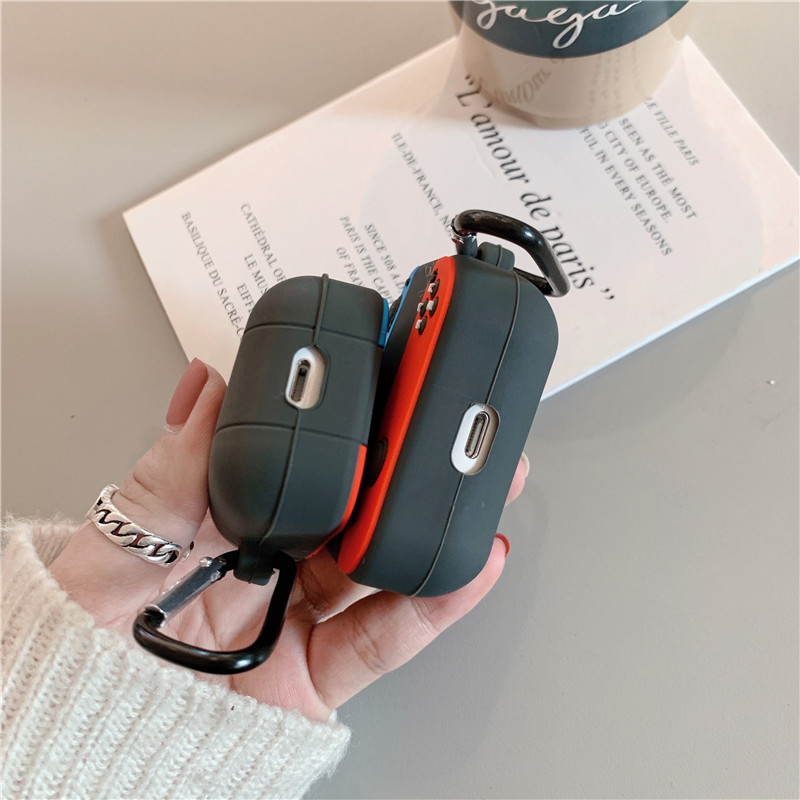 Vỏ Bảo Vệ Hộp Sạc Tai Nghe Không Dây Bluetooth Bằng Silicon Mềm Họa Tiết Nintendo Switch Cho Airpods Pro 2 Case 3 1