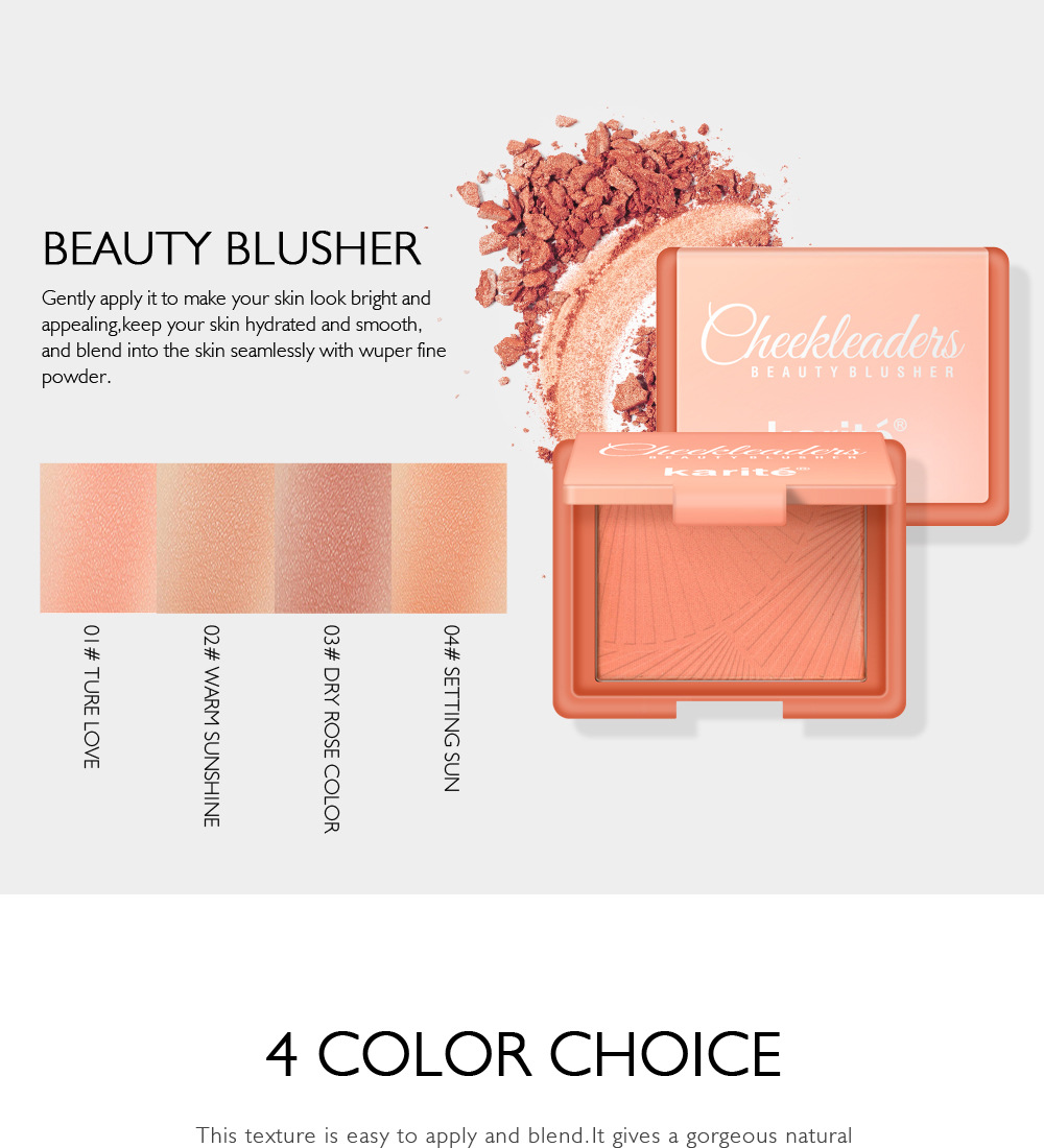 [Hàng mới về] Phấn Má Hồng Đơn Sắc Karite Trang Điểm Tự Nhiên | BigBuy360 - bigbuy360.vn