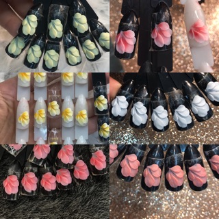 Hoa góc, hoa bột nail