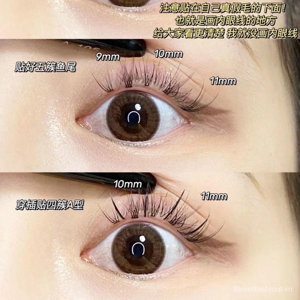 Set mi giả cong tựa đuôi cá hiệu ứng tự nhiên phù hợp phái nữ | BigBuy360 - bigbuy360.vn