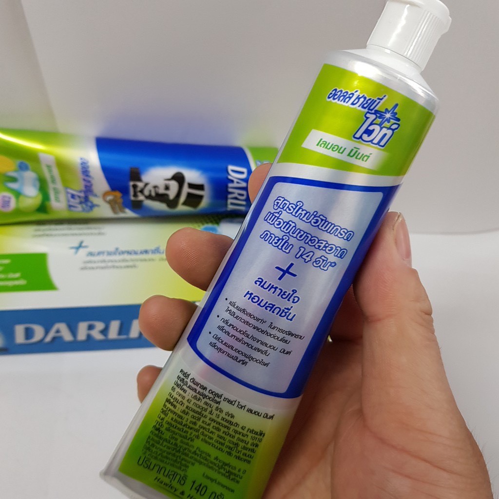 Kem Đánh Răng Darlie Ông Tây Đen Chanh 140ml x 2 tuýp Thái Lan