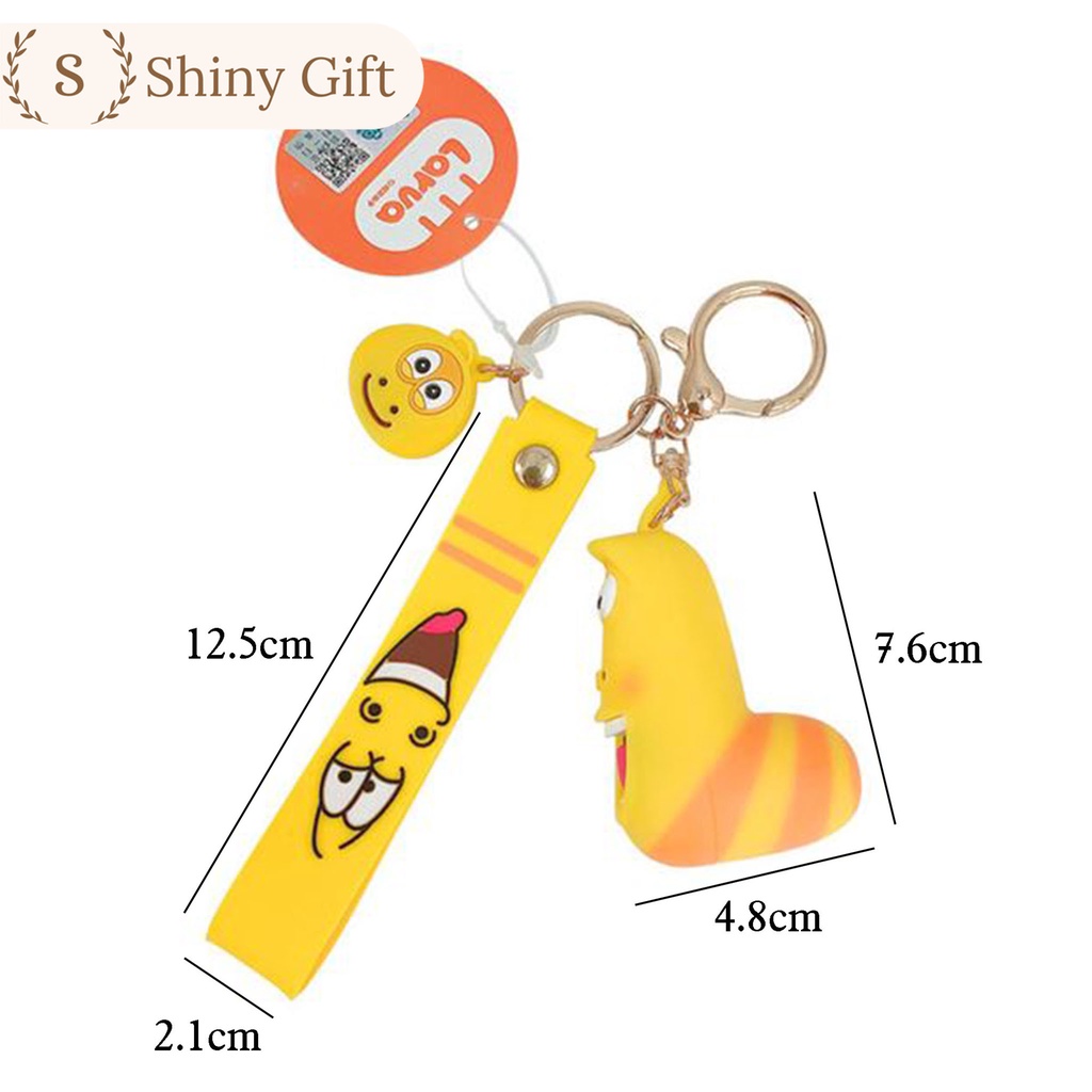 Móc khóa ấu trùng tinh nghịch Larva