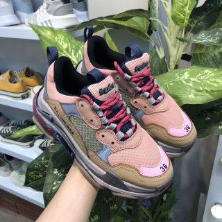 [ Có sẵn ] Giày Trips Hồng phản quang