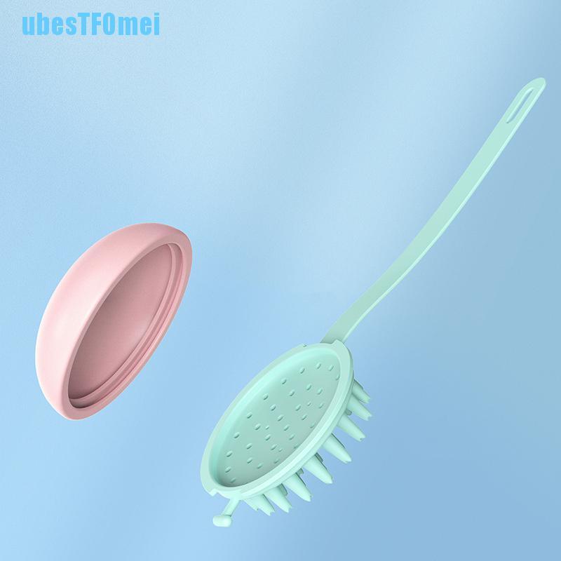 Lược Chải Tóc Massage Da Đầu Bằng Silicone Dùng Được Cả Dạng Ướt Và Khô