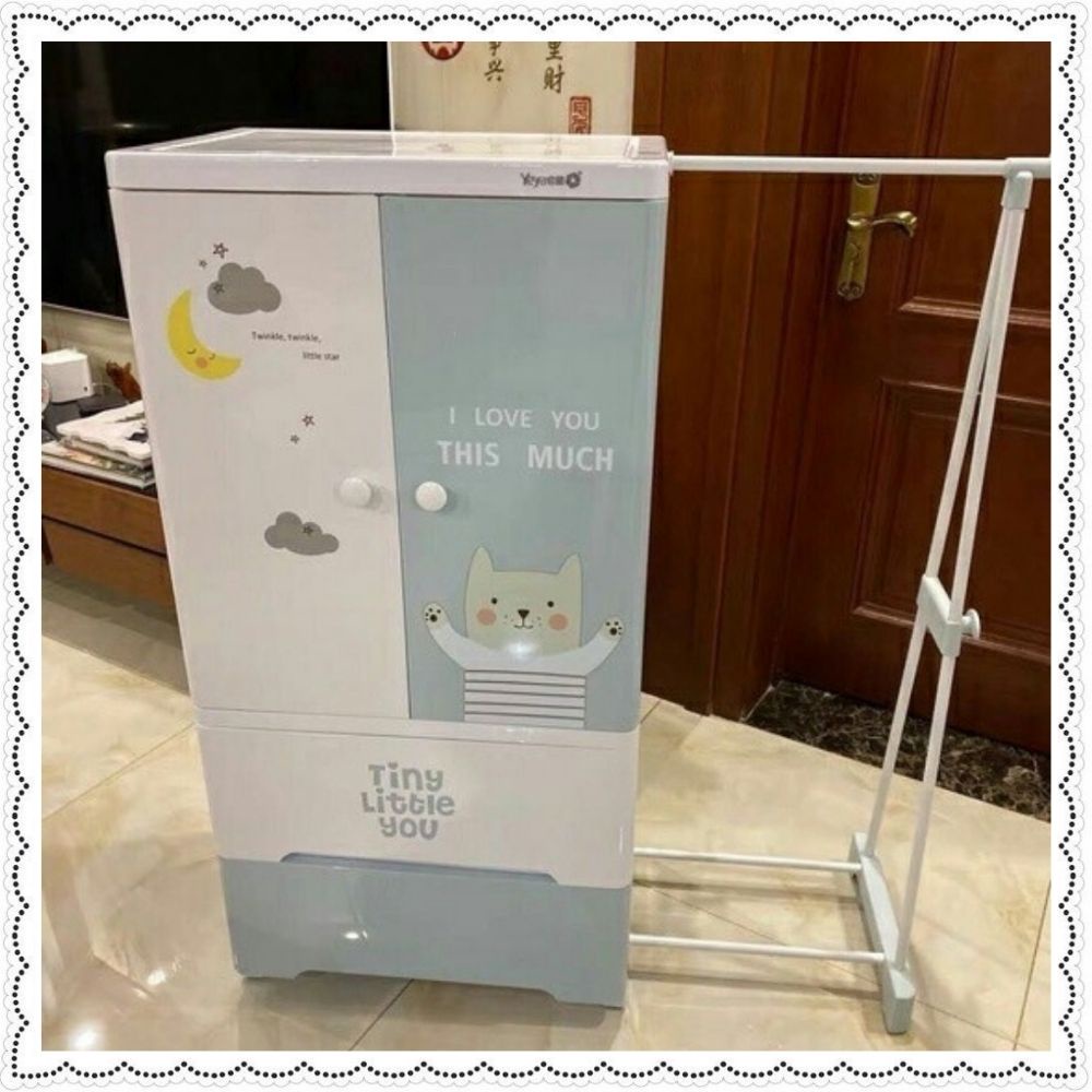 Tủ Nhựa Để Quần Áo Cho Bé Zozon , Tủ Đựng Đồ Chơi , Mỹ Phẩm Mini Cho Em Bé , Trẻ Em, Sơ Sinh 3,4,5,tầng Có Bánh Xe Khóa