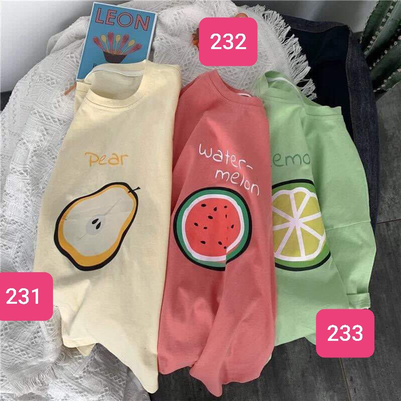 [ẢNH THẬT-Có video] Áo thun Unisex (35-55kg) MS 231-232-233