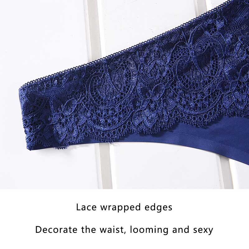 AOFEIQIKE Quần lót nữ lọt khe phối ren quyến rũ gợi cảm