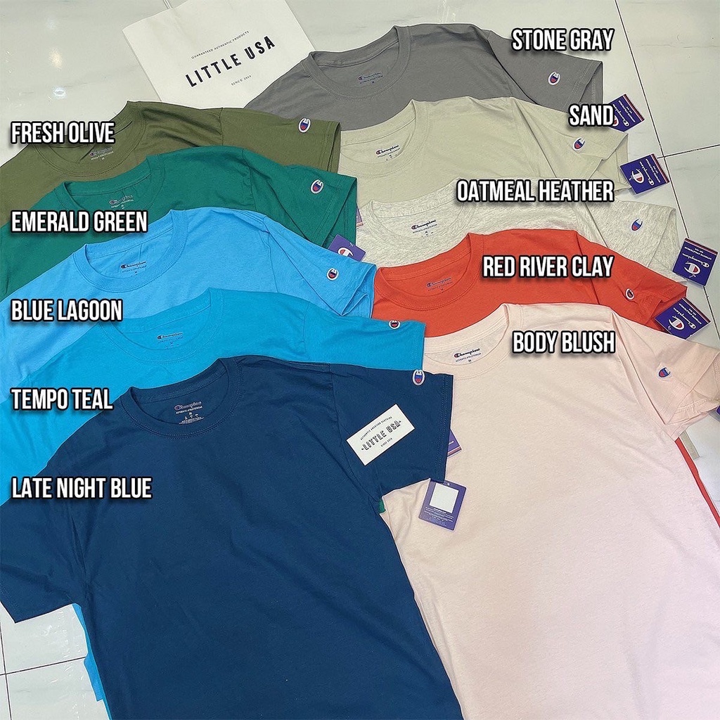 Áo thun Champion Trơn - Champion Basic Tee - Champion Blank Tee - Champion T425 - 100% AUTHENTIC SHIPPED USA