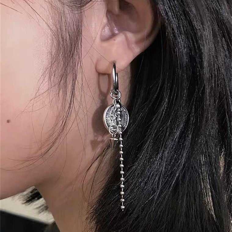 Khuyên Tai Tròn Dập Nổi Họa Tiết Phong Cách 2293