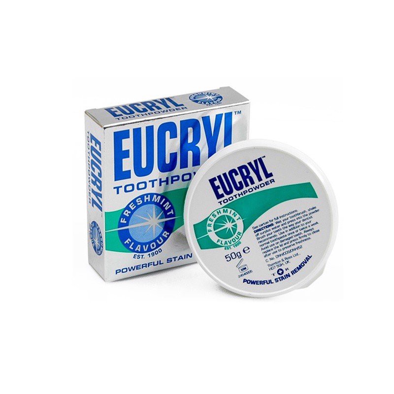 Bột trắng răng- Eucryl Toothpowder 50g