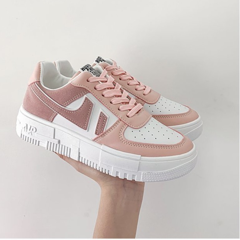 Giày Thể Thao Nữ, Giày Sneaker Nữ Học Sinh 3 Màu Mẫu Mới 2021 TD 130