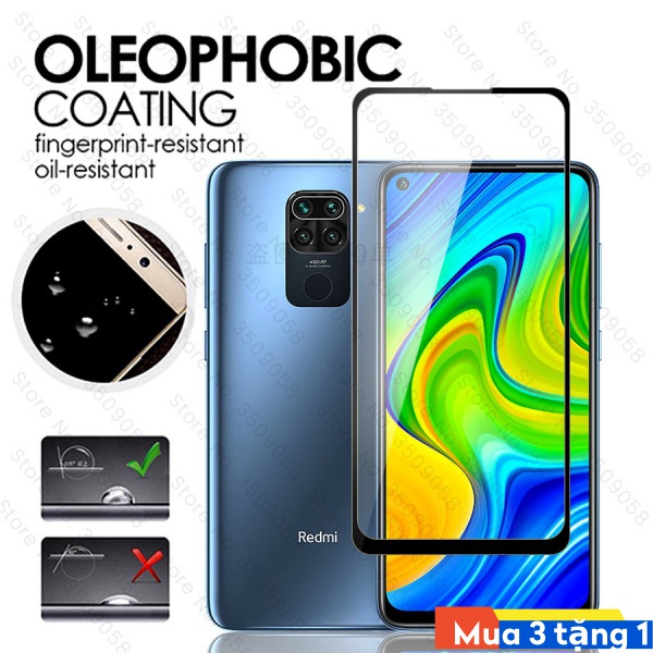 Tấm kính cường lực 20D màu đen bảo vệ toàn diện cho Xiaomi Mi Redmi Note 5 6 7 8 9 10 11 9A 9i 10S Y2 S2 4X 4A 5A 6A 7A 8A K20 K30 8T 9T A2 Lite Pro Plus Prime Max