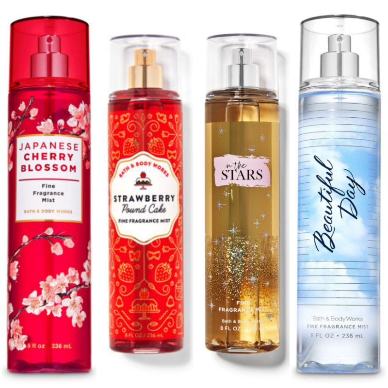 Xịt thơm toàn thân Bath & Body Works Body Mist 236ml