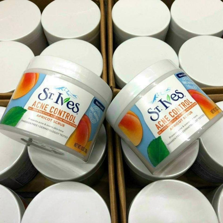 [AUTH] Tẩy da chết dịu nhẹ St.Ives 283gr Apricot Scrub hương mơ dùng cho da mụn nhờn USA | BigBuy360 - bigbuy360.vn