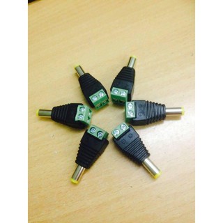 Jack DC đực vặn ốc