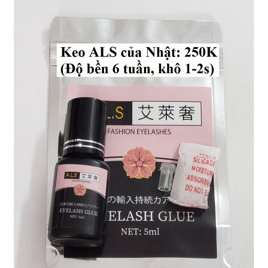 Keo nối mi của Nhật ALS (Độ bền 6 tuần)