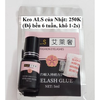 Keo nối mi của Nhật ALS (Độ bền 6 tuần)