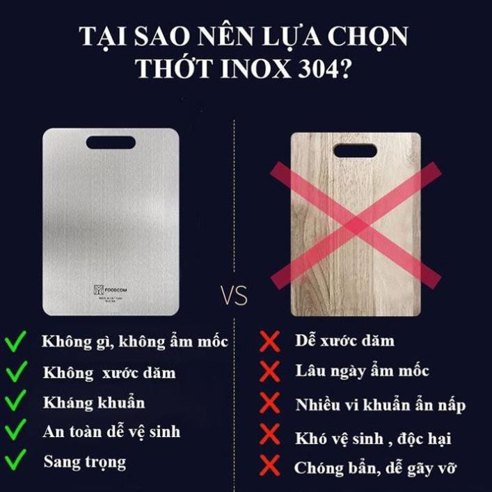 Thớt Inox 304 Kháng Khuẩn Cường Lực