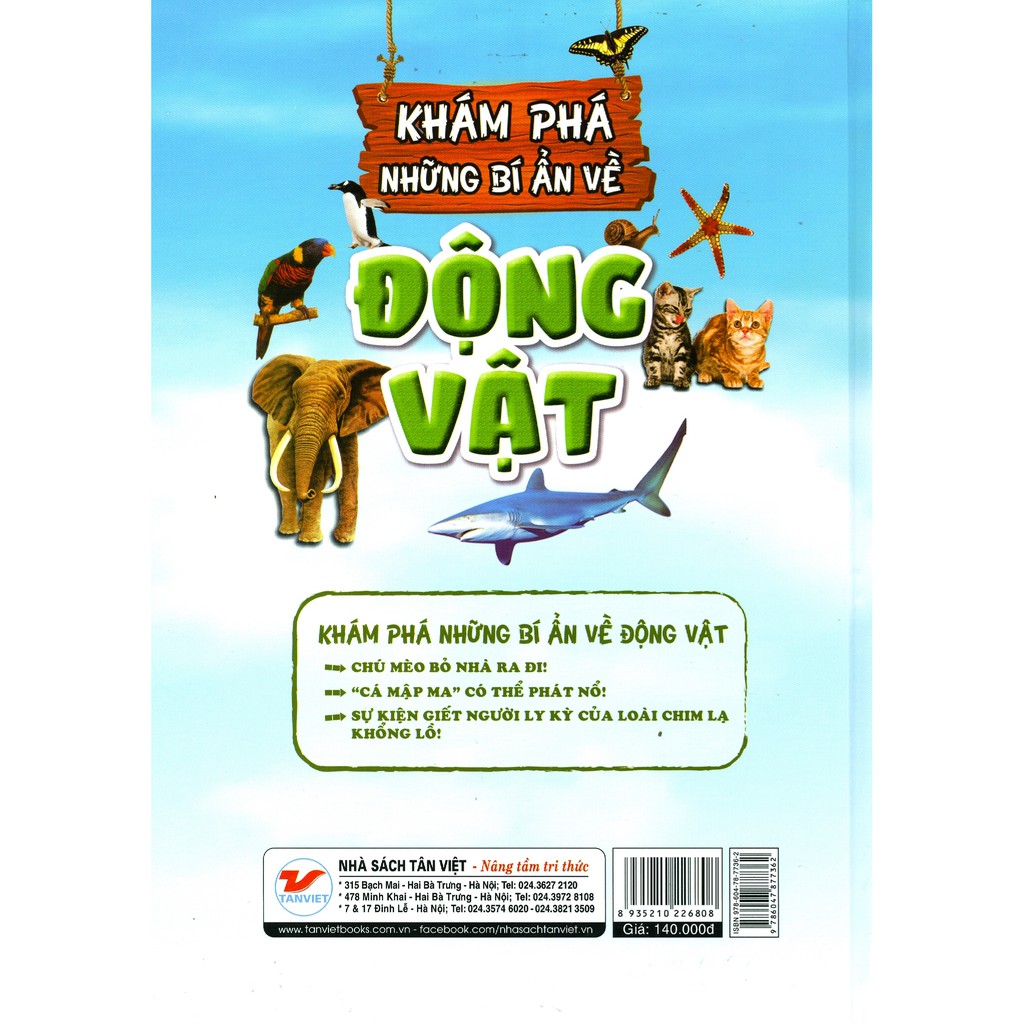 Sách - Khám Phá Những Bí Ẩn Về Động Vật