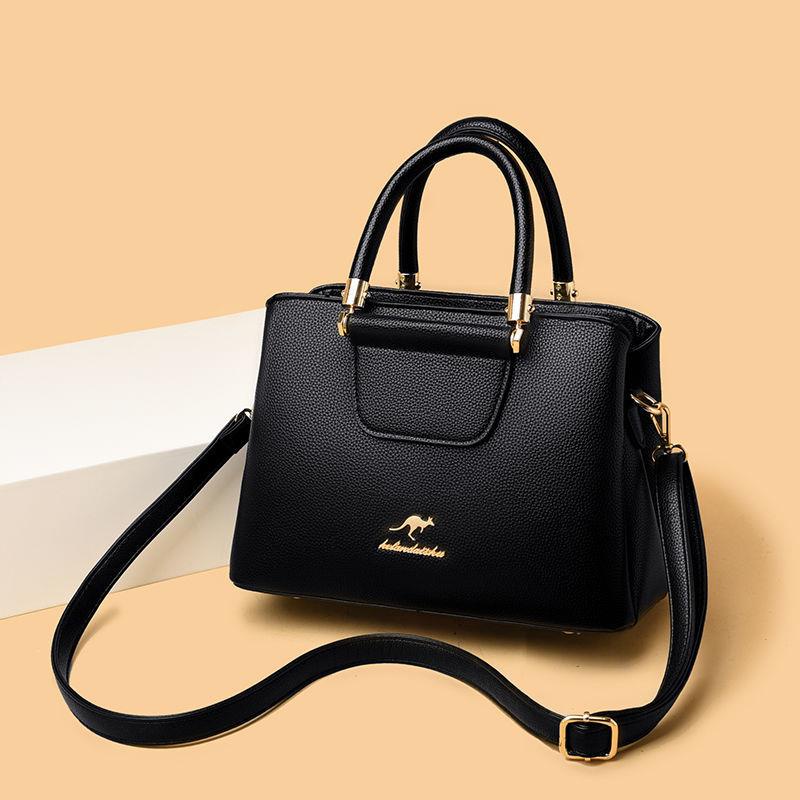 Túi Xách Đeo Vai Da Bò Mềm Cỡ Lớn Thời Trang Cho Phụ Nữ Trung Niên