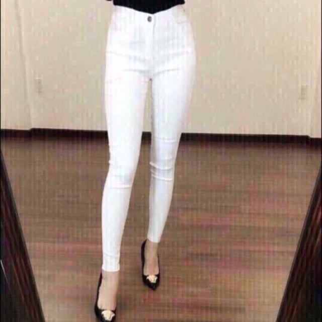 Quần kaki ôm, quần tregging, quần kaki trắng ôm, quần nữ, quần kaki co giãn