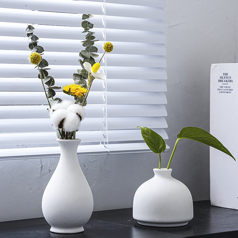 Bình hoa trang trí phòng khách bằng gốm đẹp, lọ hoa đẹp gốm decor trang trí nhà cửa