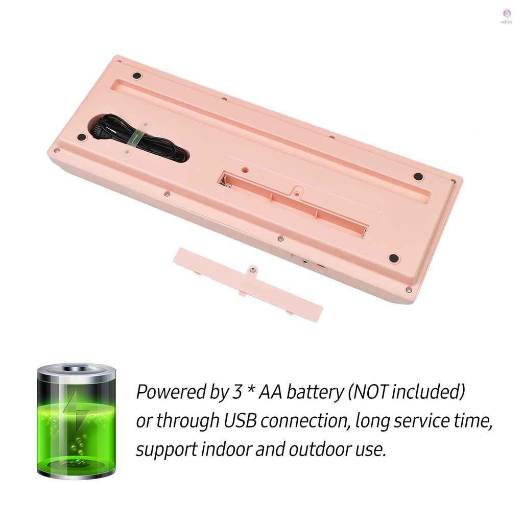 Đàn Piano ĐiệN Tử 37 PhíM Mini, MàU HồNg Cho Bé