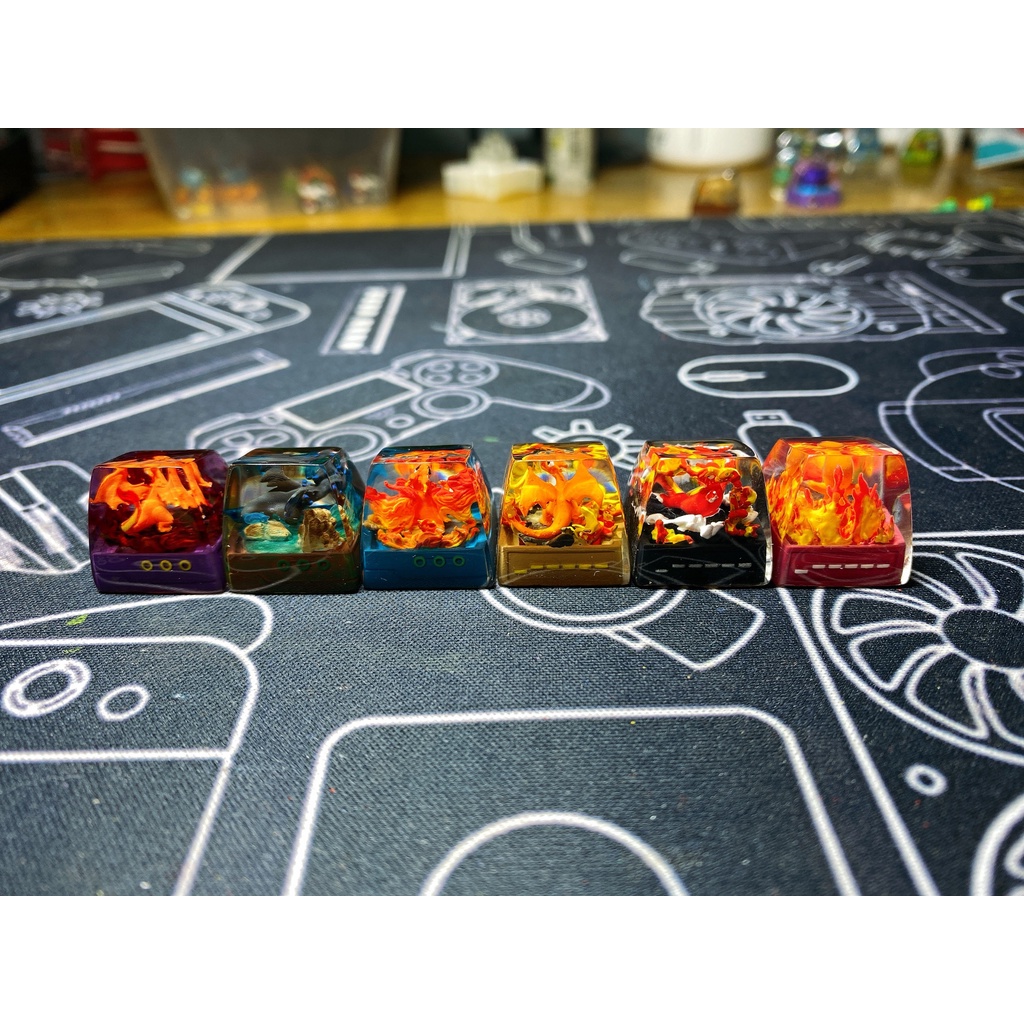 Keycap resin pokemon - nút bàn phím cơ - artisan