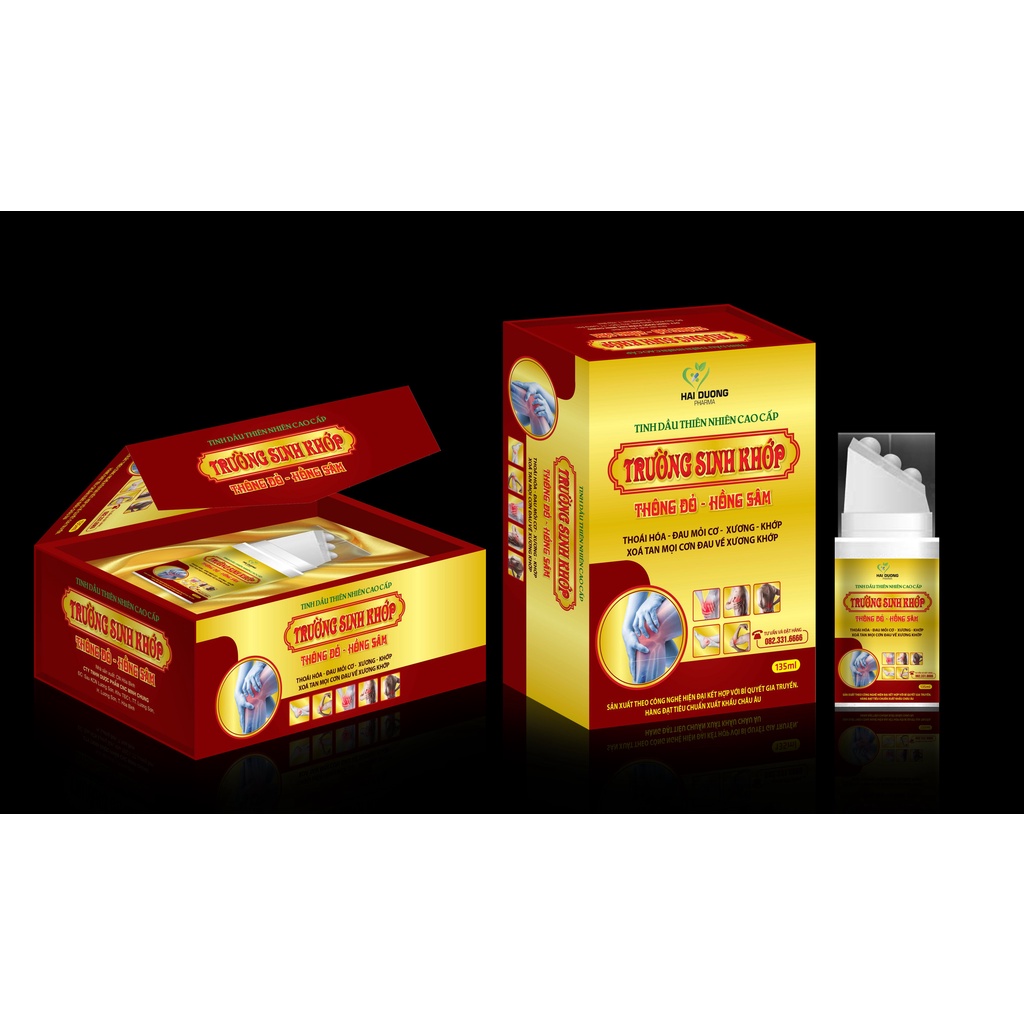 TINH DẦU XOA BÓP TRƯỜNG SINH KHỚP