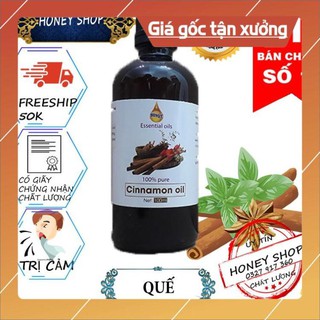 Tinh dầu 100% Nguyên Chất Quế 100ml có chứng nhận