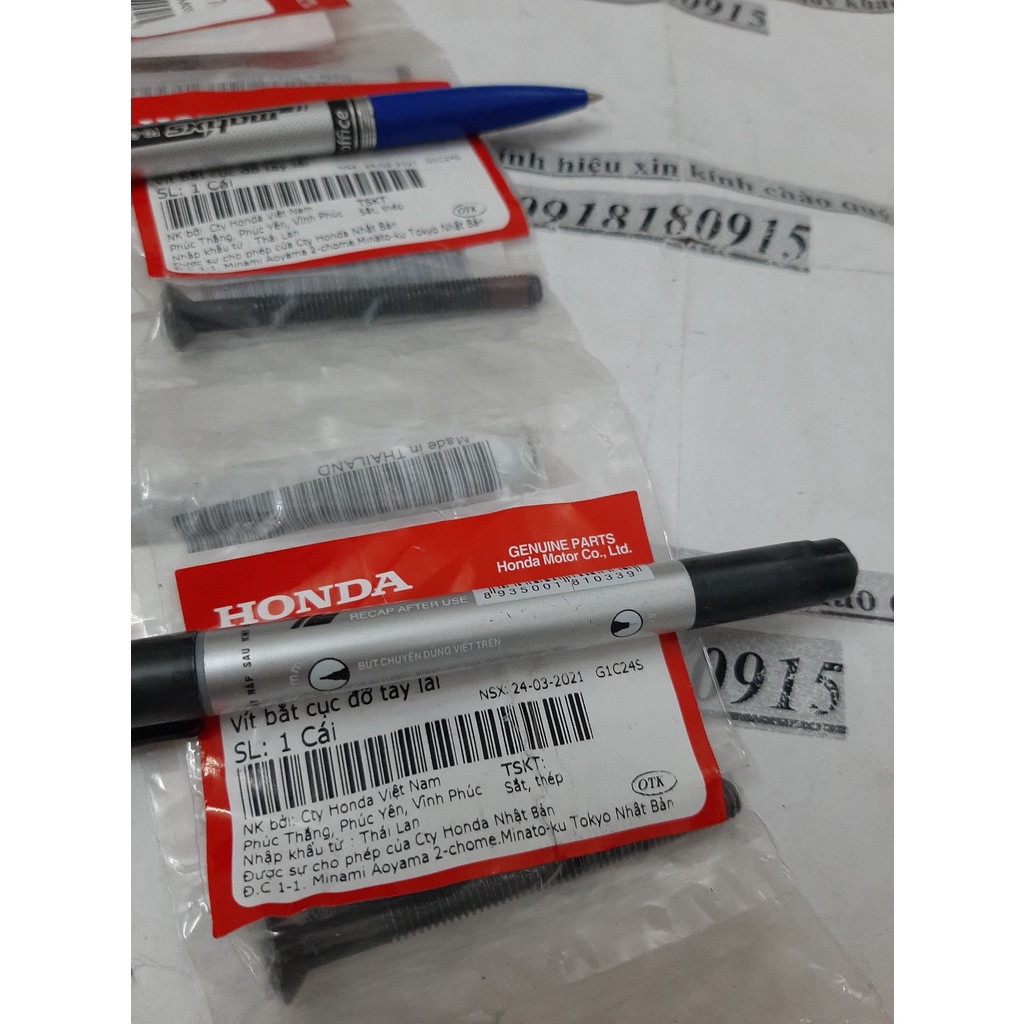 Vít bắt đầu tay lái Vit 6x65 honda vít đối trọng gù honda giá 1 vít