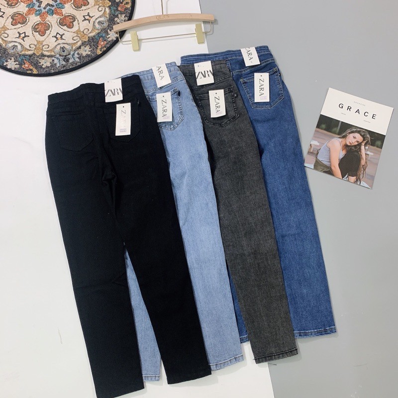 QJN3 - QUẦN JEAN SKIN TRƠN ZZ 4 MÀU CHO NỮ MÃ 11-13