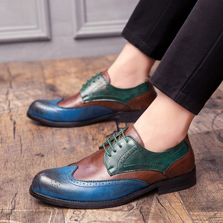 Noble vintage leather shoes for men