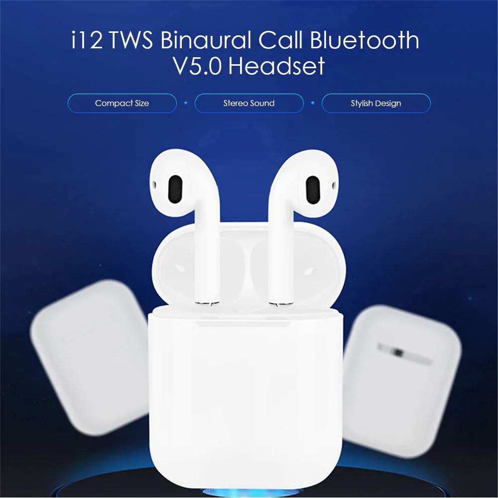 Tai Nghe Bluetooth i12s - Hàng Cao Cấp