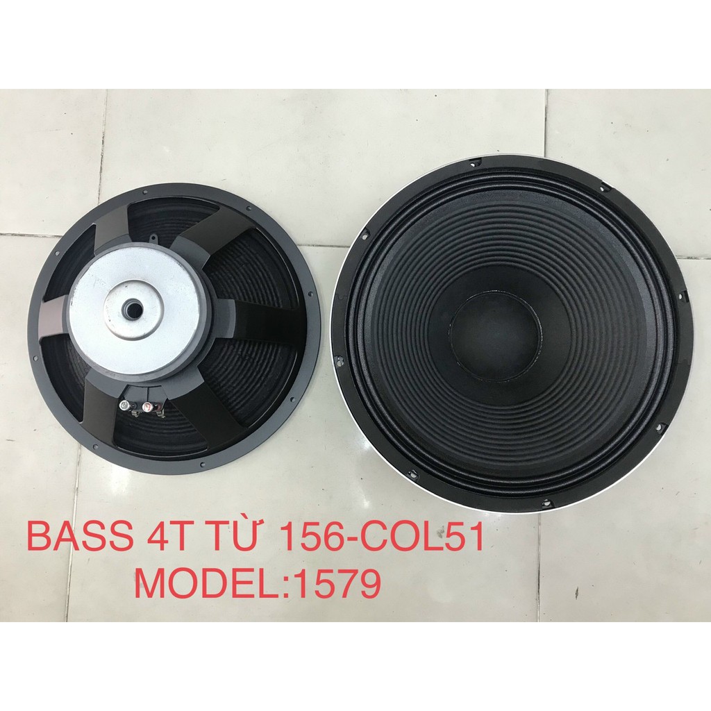 Loa bass 4 tấc coil 51 từ 156, bass 40 từ 156 coil 51 -  bass 15 inch - giá bán 1 cặp 2 cái