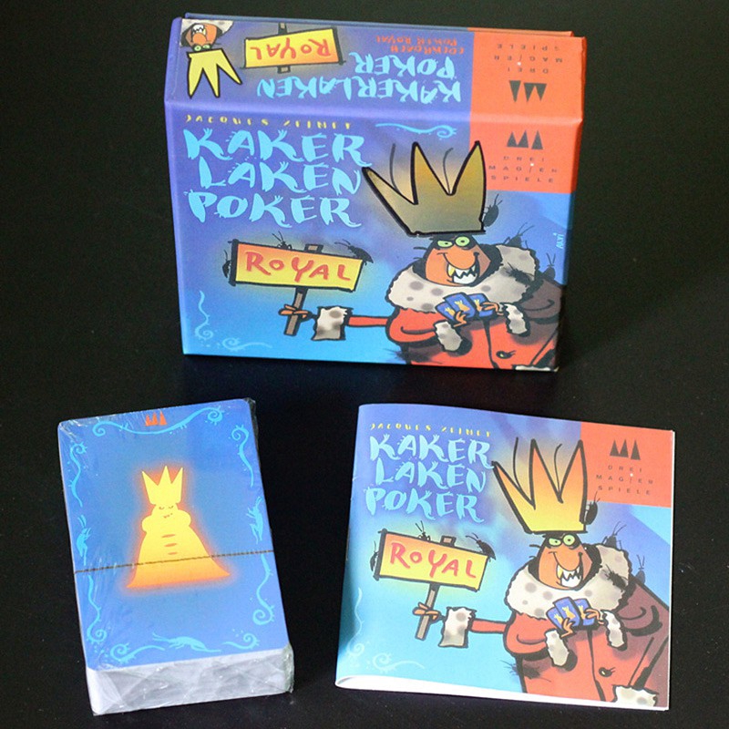 Royal Cards Game Kaker Laken Poker Bộ thẻ bài trò chơi Poker vui nhộn độc đáo