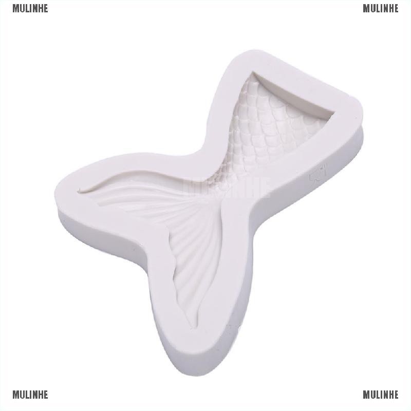 Khuôn Silicone Làm Bánh Hình Đuôi Nàng Tiên Cá DIY
