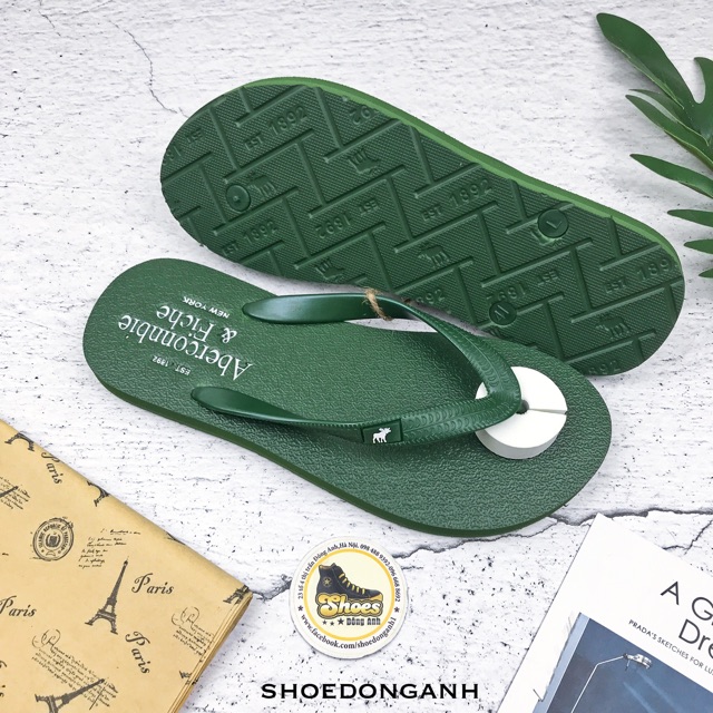 Dép kẹp nam hàng xuất khẩu - Tông hươu AF đi biển mềm êm